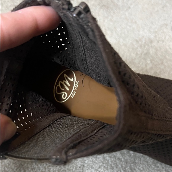 SM New York NWOB Brown Peep-Toe Heeled Shoes - Picture 2 of 11